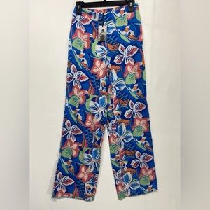 Sincerely Jules blue floral pants